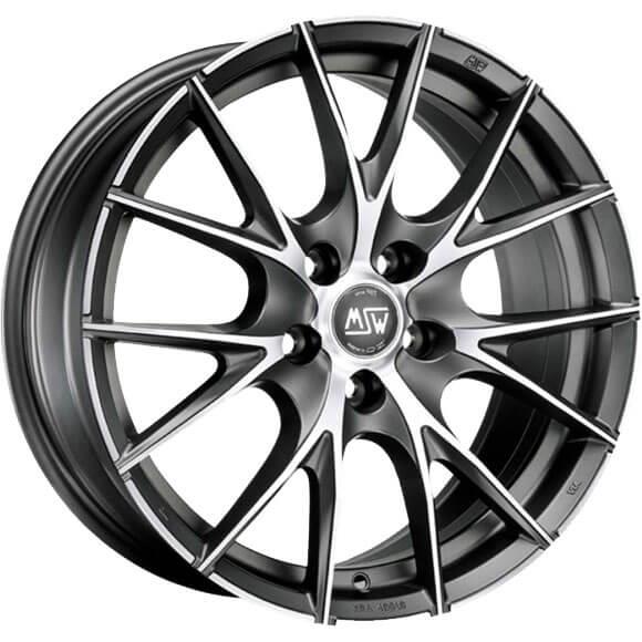 MSW 25 Matt Titanium Full Polished 8x18 5x112 ET21