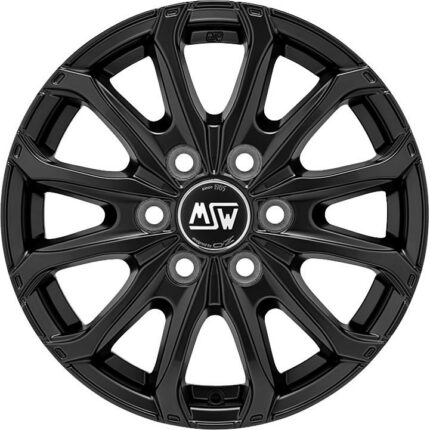 MSW 48 Van 6 Holes Matt Black