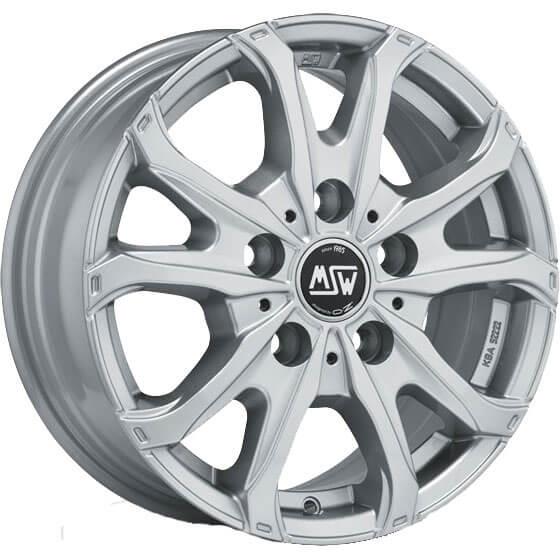 MSW 48 Van Full Silver 7x17 5x130 ET66