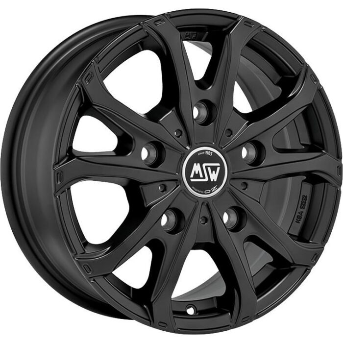 MSW 48 Van Matt Black 7x17 5x118 ET68