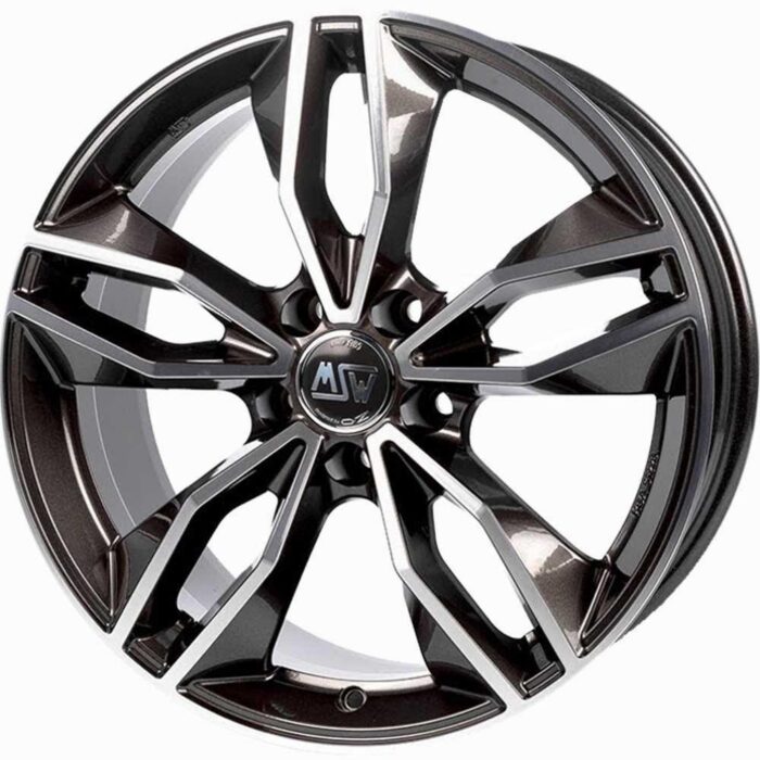MSW 71 Gloss Dark Grey Full Polished 8x19 5x114.3 ET40