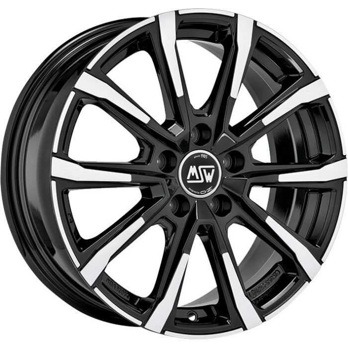 MSW 79 Gloss Black Full Polished 6,5x16 5x108 ET45