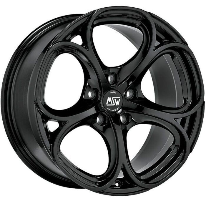 MSW 82 Gloss Black 8x19 5x110 ET33