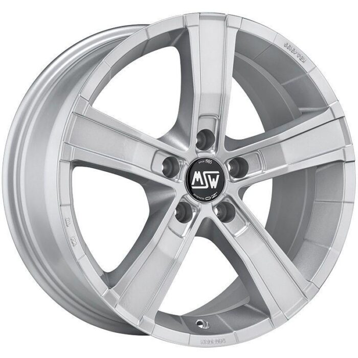 MSW Sahara 5 Full Silver 8x18 5x112 ET45