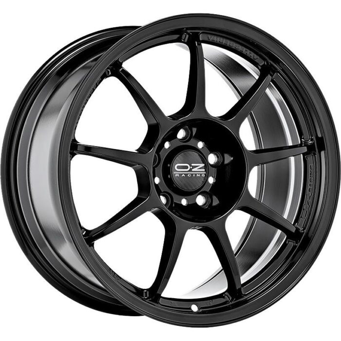 OZ Racing Alleggerita HLT 4F Gloss Black 7x16 4x100 ET37