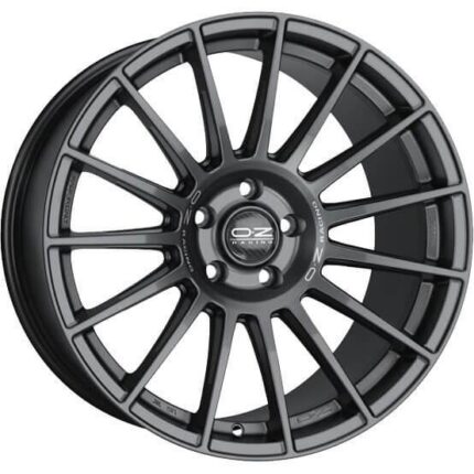 OZ Racing Superturismo Dakar Matt Graphite Silver Lettering