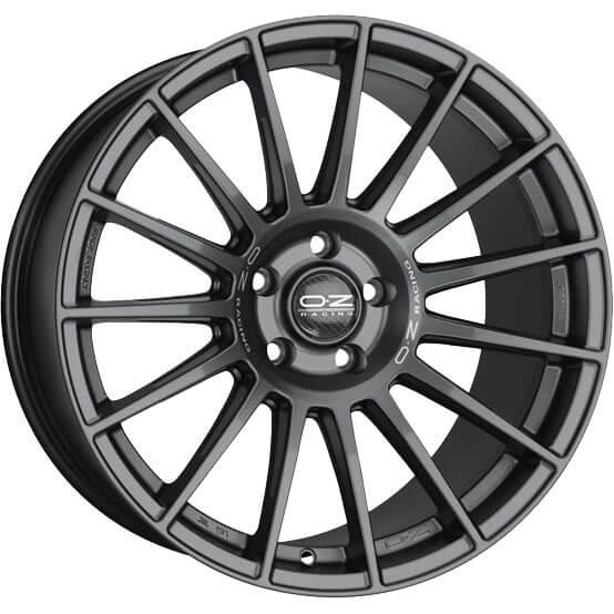 OZ Racing Superturismo Dakar Matt Graphite Silver Lettering 8,5x20 5x112 ET30