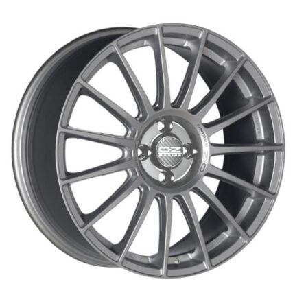 OZ Racing Superturismo LM Matt Race Silver Black Lettering
