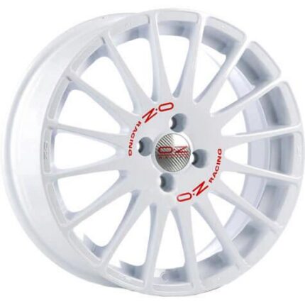 OZ Racing Superturismo WRC Race White Red Lettering
