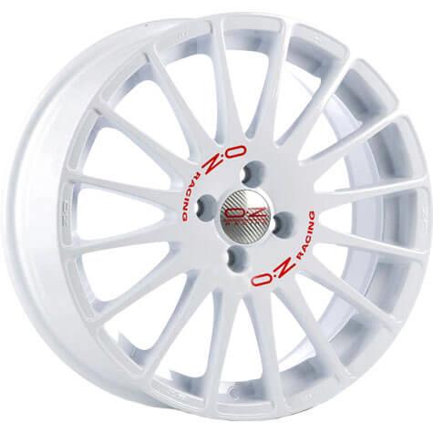 OZ Racing Superturismo GT Race White Red Lettering 7x16 4x100 ET42
