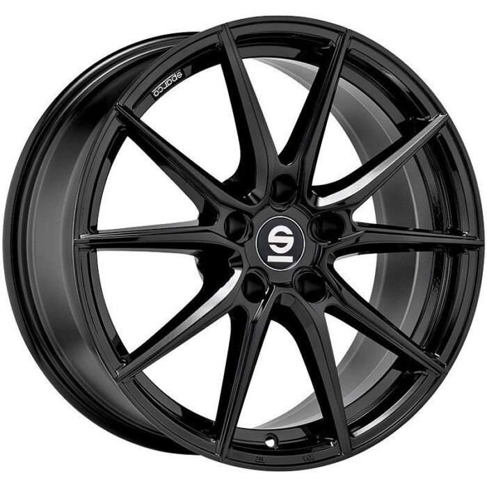 Sparco DRS Gloss Black 8x18 5x112 ET35