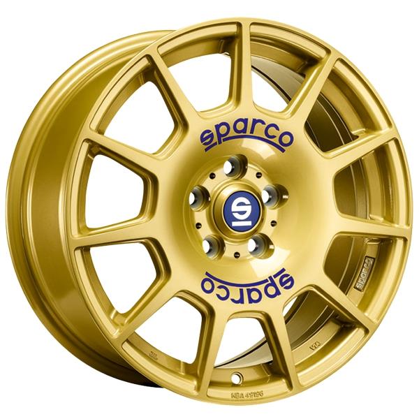 Sparco Terra Race Gold Blue Lettering 7,5x17 5x100 ET48
