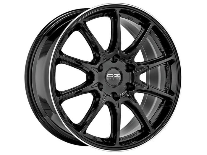 OZ Racing Hyper XT HLT Offroad Gloss Black+Diamond Lip 9x20 6x114.3 ET38