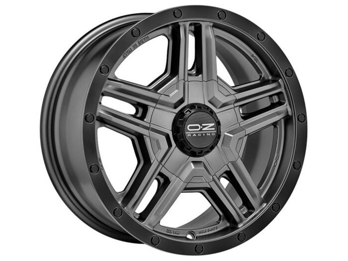 OZ Racing Rally Adventure Matt Graphite / Black Lip 8x17 5x114.3 ET40