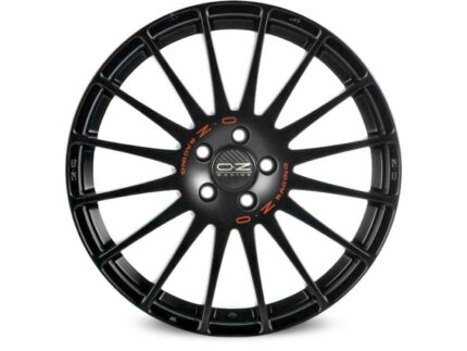 OZ Racing Superturismo GT Matt Black Red Lettering