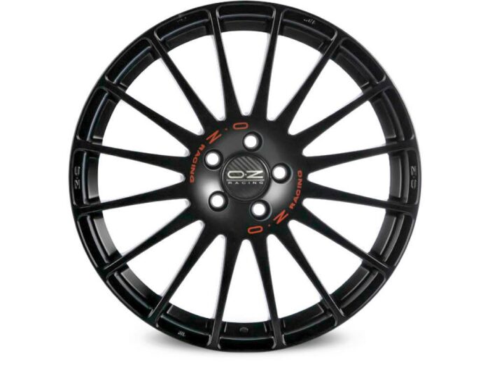 OZ Racing Superturismo GT Matt Black Red Lettering 6,5x15 4x108 ET18