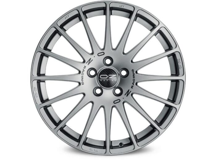 OZ Racing Superturismo GT Grigio Corsa Black Lettering 7x17 4x100 ET44