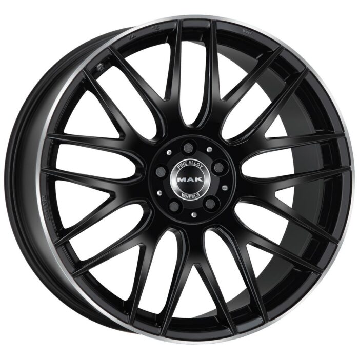 MAK Arrow-D Gloss Black Mirror Ring 11x21 5x112 ET49