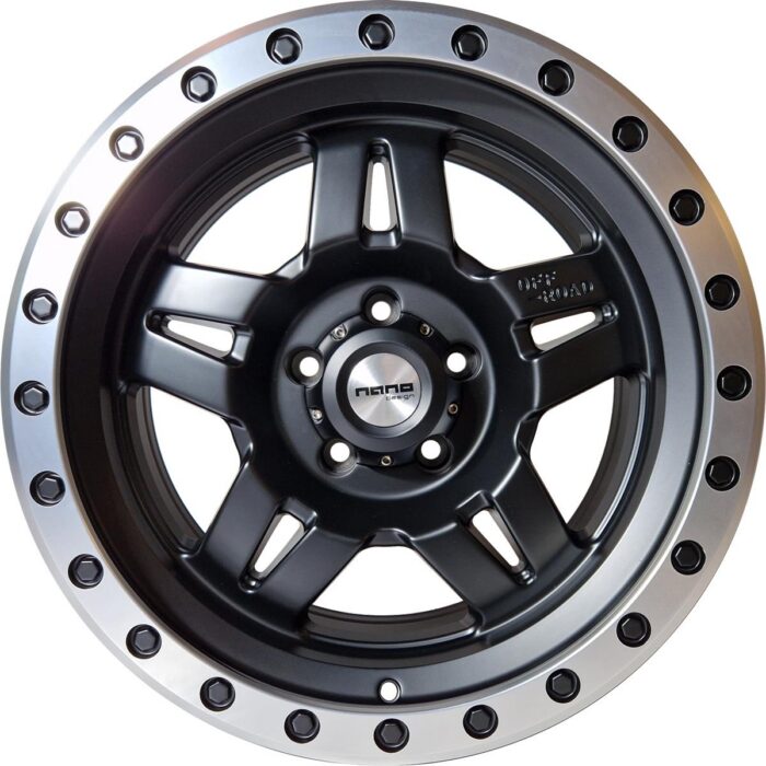 Nano 5942 Matt Black polished 8,5x17 5x120 ET0