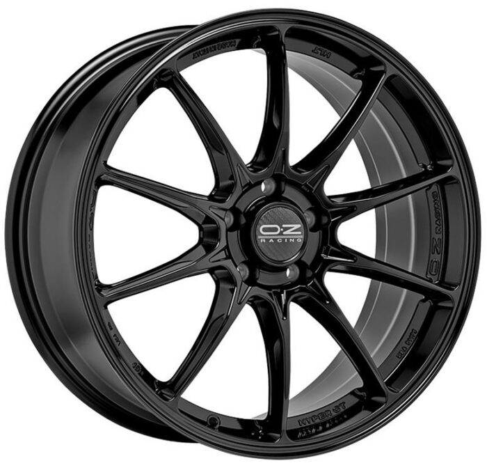 OZ Racing Hyper GT HLT Gloss Black 7x18 4x100 ET35