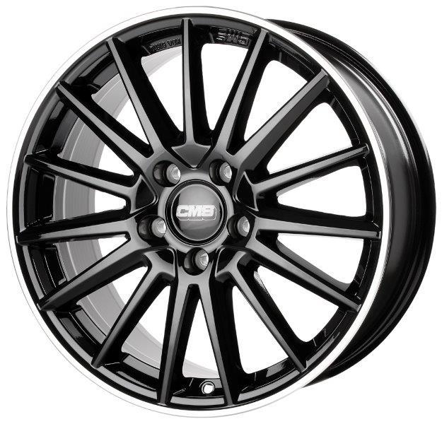 CMS C23 Diamond Rim Black Gloss 7,5x17 5x114.3 ET48