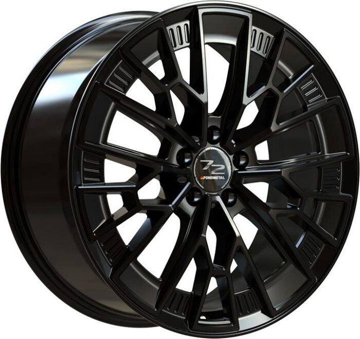 Fondmetal 1972 Glossy Black 9x21 5x110 ET29