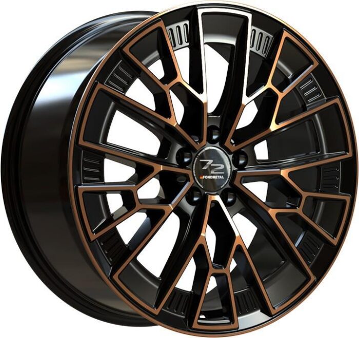 Fondmetal 1972 Black Clearcoat Matt Bronze Machined 9x20 5x112 ET21