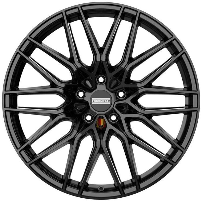 Fondmetal Cratos Glossy Black 10x22 5x112 ET31