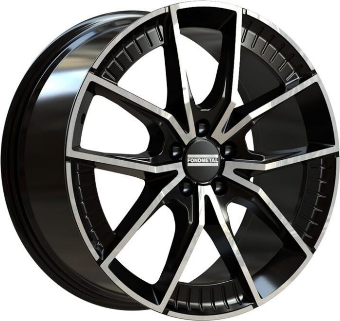 Fondmetal Elatha Glossy Black Machined 8,5x19 5x112 ET32