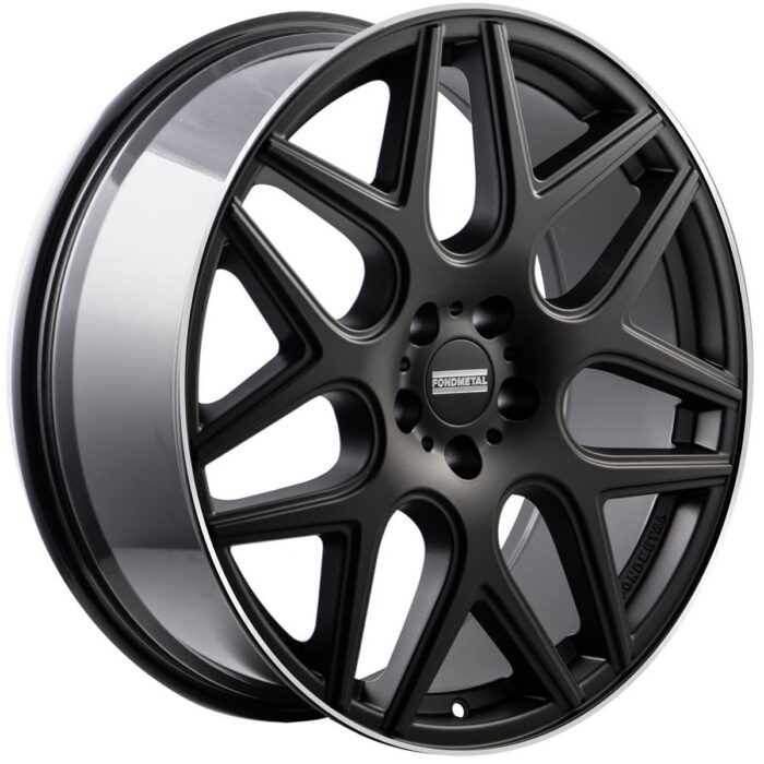 Fondmetal Moros Matt Black Machined Lip 9,5x20 5x130 ET35