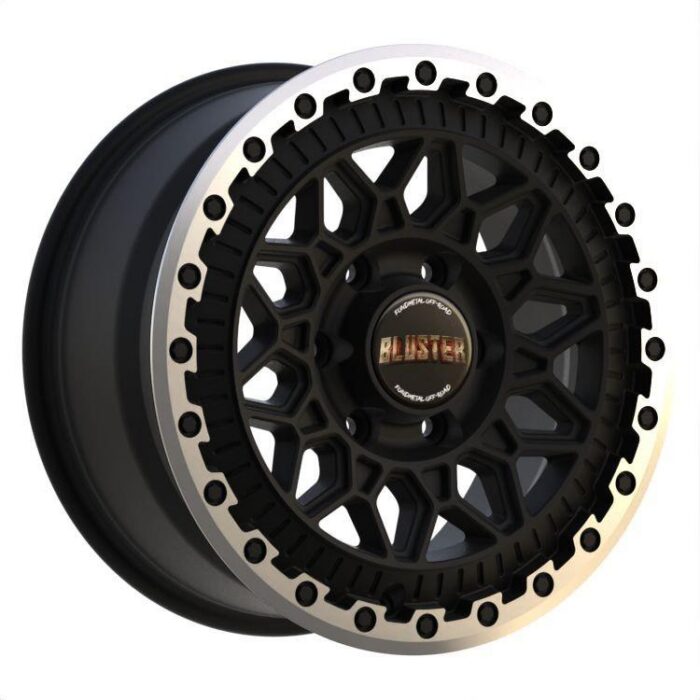 Fondmetal Bluster Matt Black Machined Lip 8,5x17 5x127 ET37