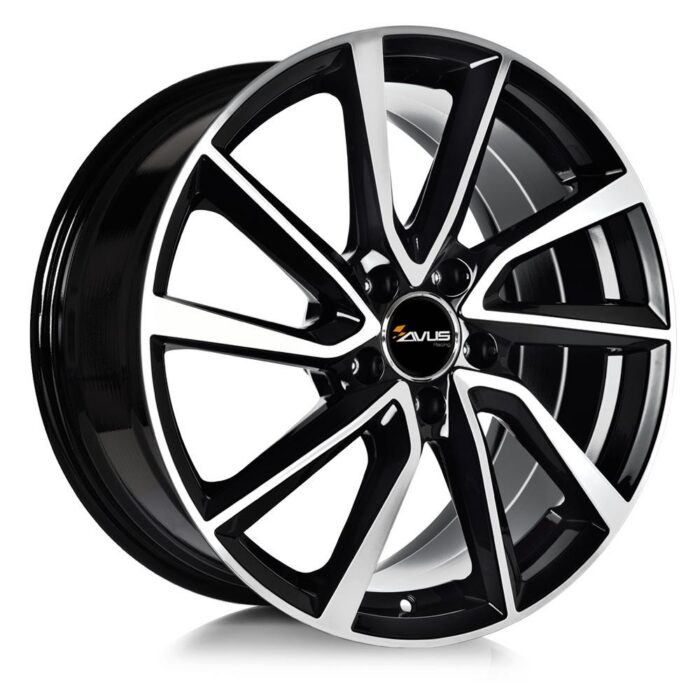 Avus AC-518 Black Polished 8x19 5x112 ET32