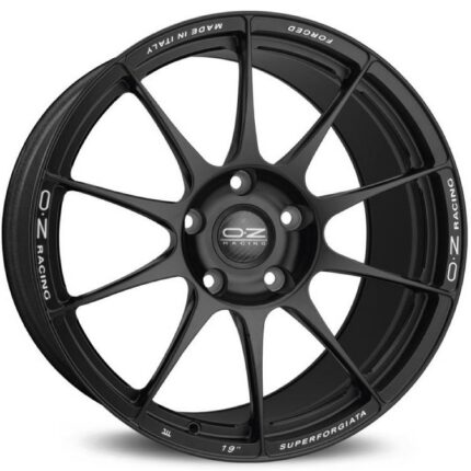OZ Racing SUPERFORGIATA Matt Black Con Scritte Di Fresatura