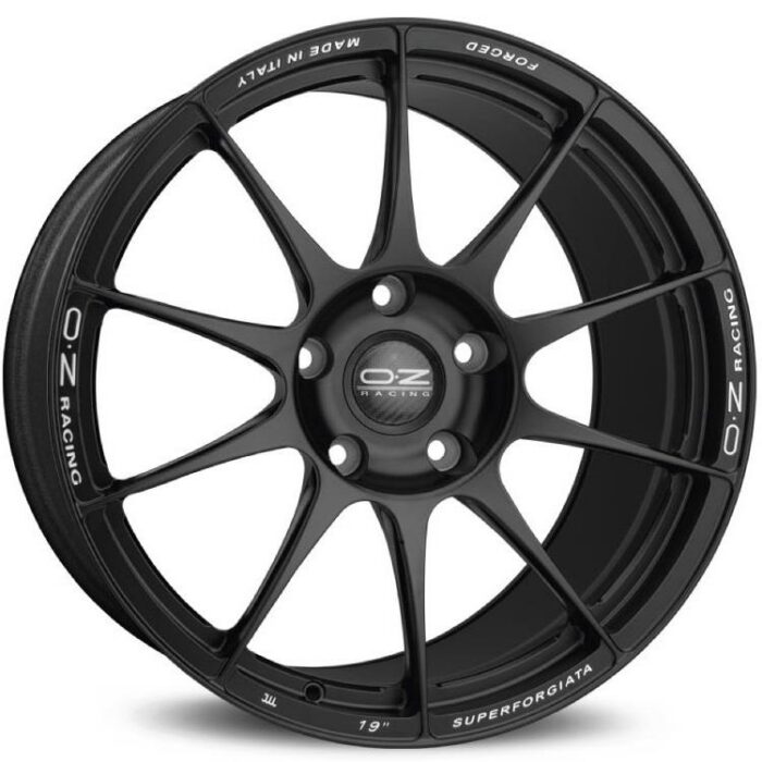 OZ Racing SUPERFORGIATA Matt Black Con Scritte Di Fresatura 11,5x21 5x130 ET67