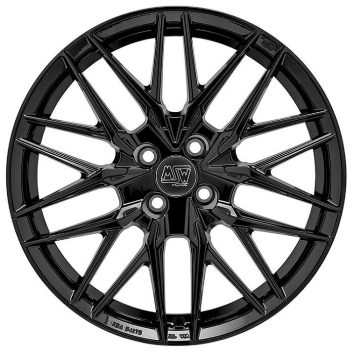 MSW 50-4 Gloss Black 7x17 4x108 ET20