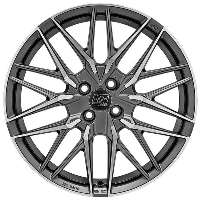 MSW 50-4 Matt Gun Metal Full Polished (Mgmfp) 7,5x18 4x108 ET25