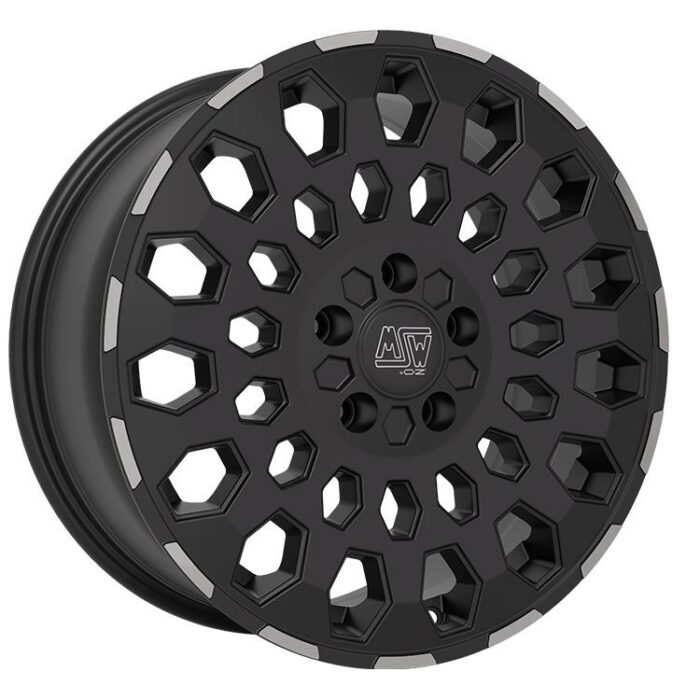 MSW 99 Van Matt Black Lip Polished 6,5x16 5x118 ET55