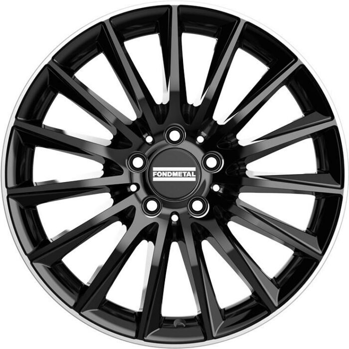 Fondmetal Aidon Glossy Black Machined Lip 8,5x20 5x112 ET40