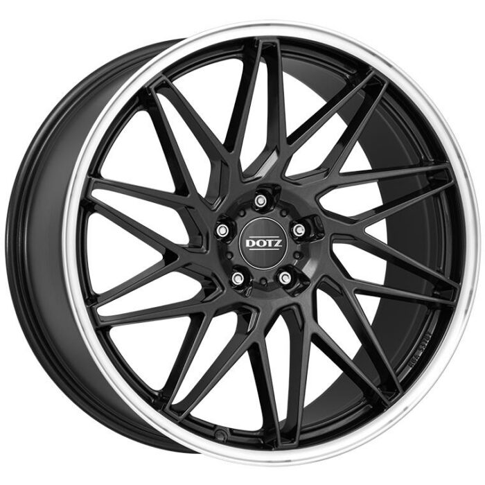 Dotz Tanaka dark Gunmetal/polished lip 10x20 5x112 ET40