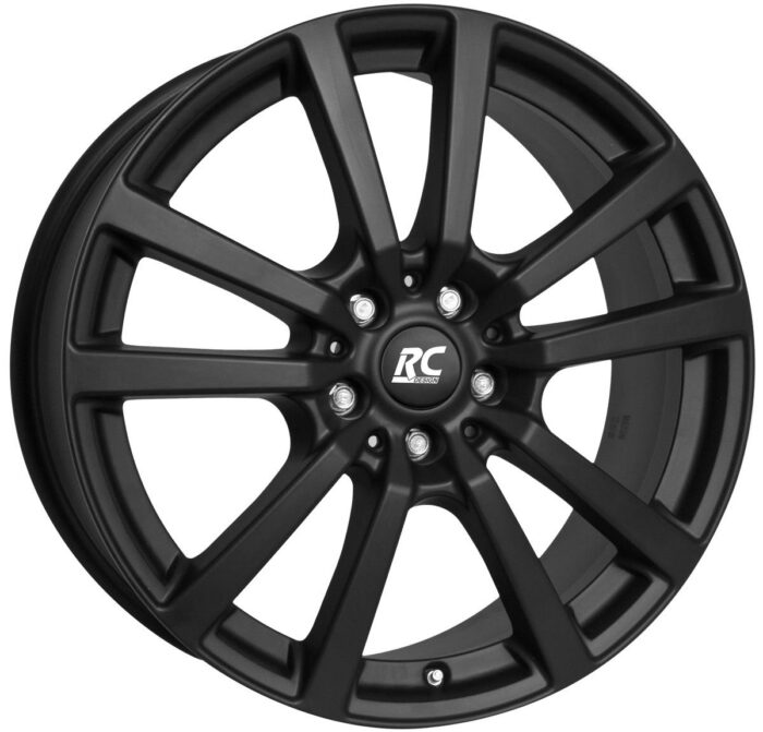 RC Design RC25 Schwarz Klar Matt (SKM) 7,5x17 5x112 ET51