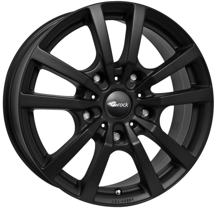 RC Design RC25T Schwarz Klar Matt (SKM) 6,5x16 5x112 ET52