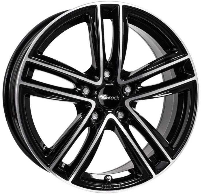 RC Design RC27 Schwarz Glanz Voll-Poliert (SGVP) 6,5x16 5x100 ET40