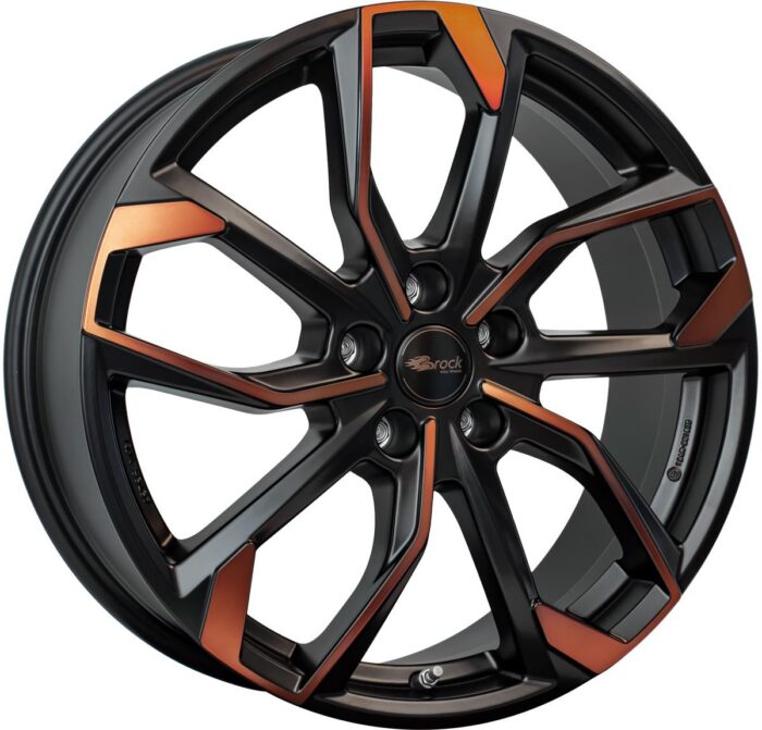 RC Design RC34 Black Orange Matt (BOM) 8x18 5x112 ET40