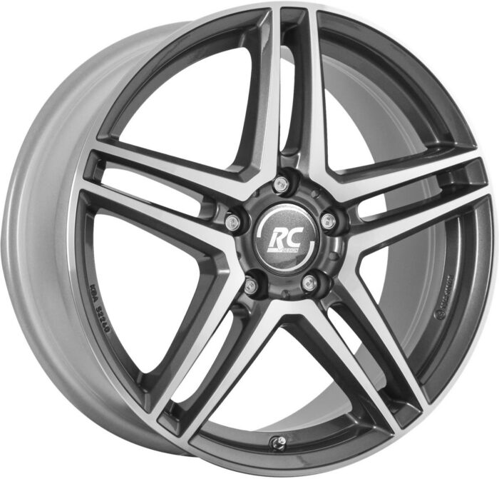 RC Design RCD17 Himalaya Grey Voll-Poliert (HGVP) 6,5x16 5x112 ET44