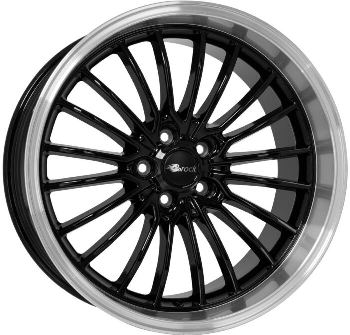 Brock B24GP Schwarz Glanz Horn-Poliert (SGHP) 9x20 5x120 ET30