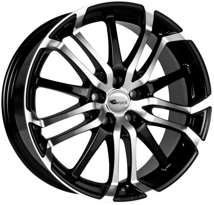 Brock B26 Schwarz Glanz Voll-Poliert (SGVP) 7,5x17 4x98 ET30