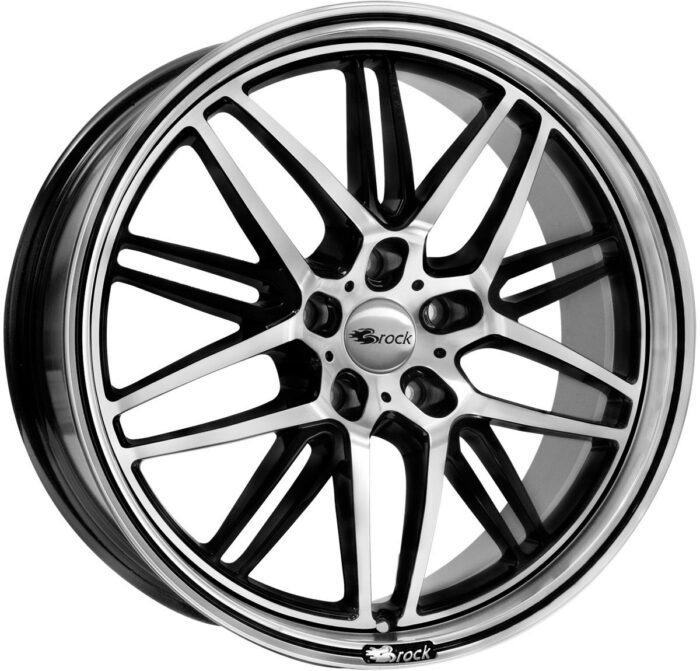 Brock B28 Schwarz Glanz Voll-Poliert (SGVP) 8,5x19 5x114.3 ET45