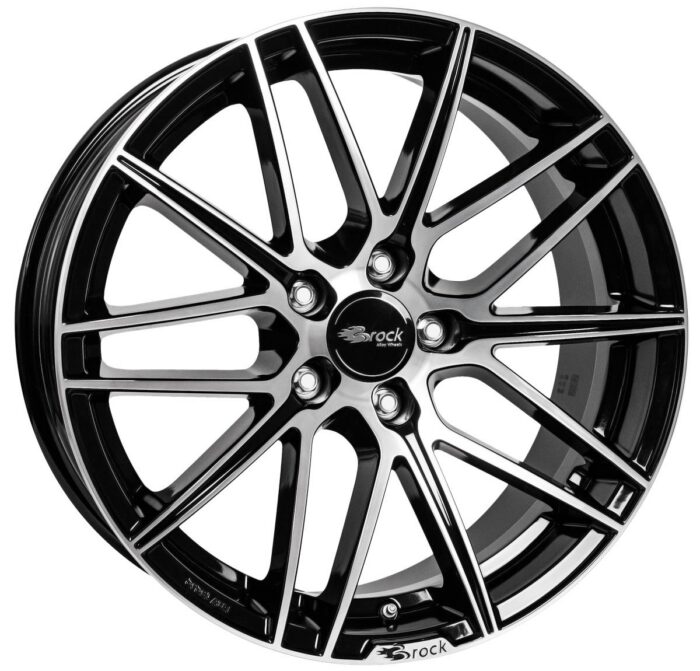 Brock B34 Schwarz Glanz Voll-Poliert (SGVP) 7,5x17 5x105 ET36