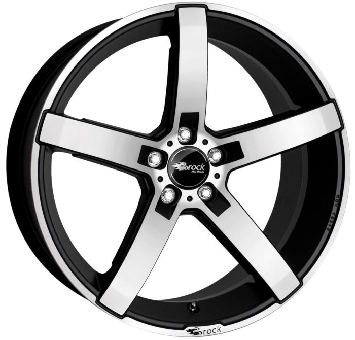Brock B35 Schwarz Matt Voll-Poliert (SMVP) 7,5x17 5x115 ET38