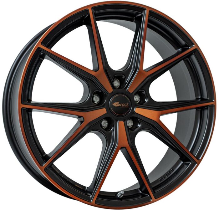 Brock B40 Black Orange Matt (BOM) 8x19 5x112 ET40